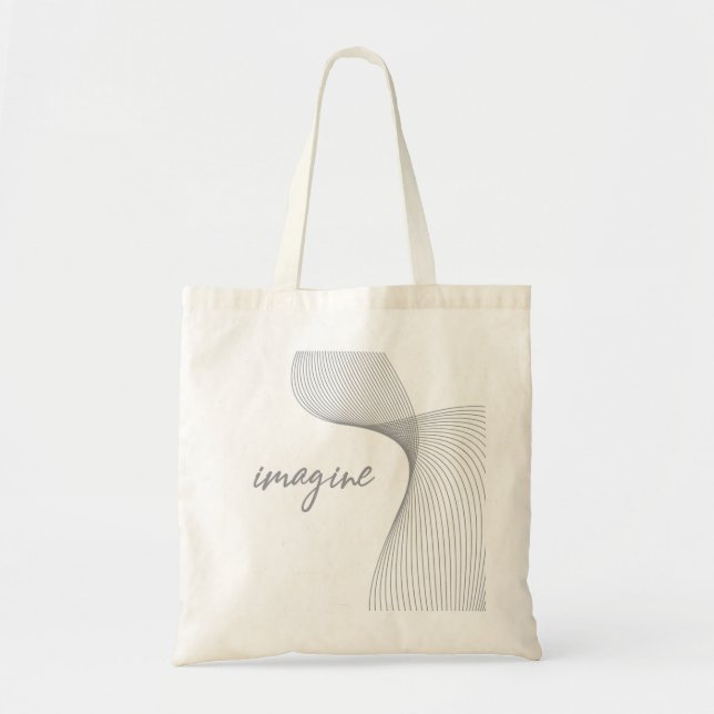 Tote Bag Design graphique moderne, simple et élégant d'Imag (Devant)