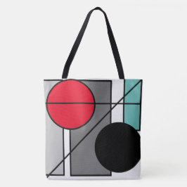 Tote Bag Design "Lignes et ronds"