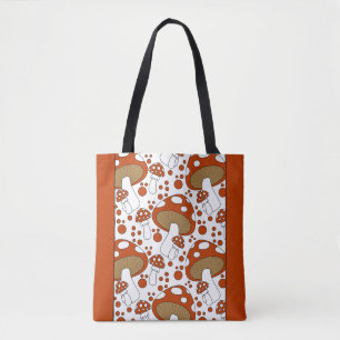 Tote Bag Design moderne de champignons colorés