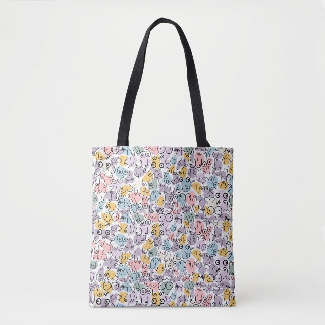 Tote Bag design pastel (Devant)