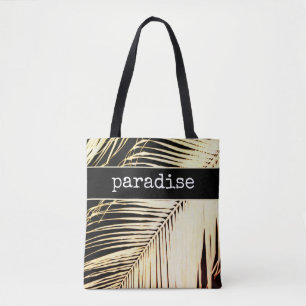 Tote Bag design personnalisé et tropical fourre-tout feuill