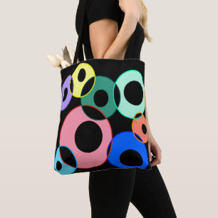 Tote Bag Design Rainbow Billiard Balls