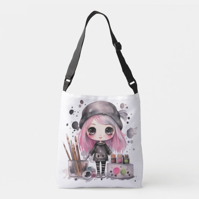 Tote Bag Design Tragetaschen Mit Langen Trägern (Rückseite)