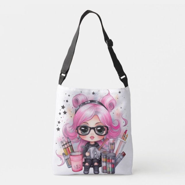 Tote Bag Design Tragetaschen Mit Langen Trägern (Rückseite)