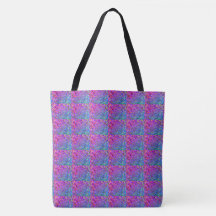 Dessin abstrait MODERNE en bleu-rose-violet-clair