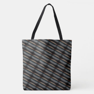 Tote Bag Dessin abstrait MODERNE en noir gris clair