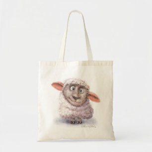 Tote Bag Dessin animé de mouton en boule de coton