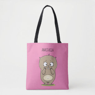 Tote Bag Dessin d'adorable hamster