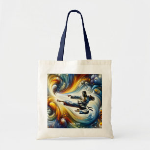 Tote Bag Dessin de karaté Abstrait Imaginaire