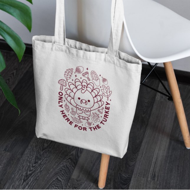 Tote Bag Dessin de Thanksgiving Turkey (Créateur téléchargé)