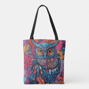 Tote Bag Dessin d'objets Owl