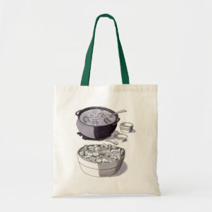 Tote Bag Dessin en niveaux de gris de plusieurs visages dan