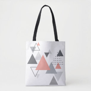 Tote Bag Dessin géométrique scandinave abstrait