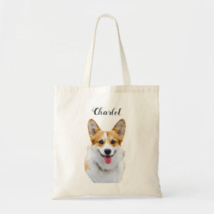 Tote Bag Dessin personnalisé Welsh Corgi Dog