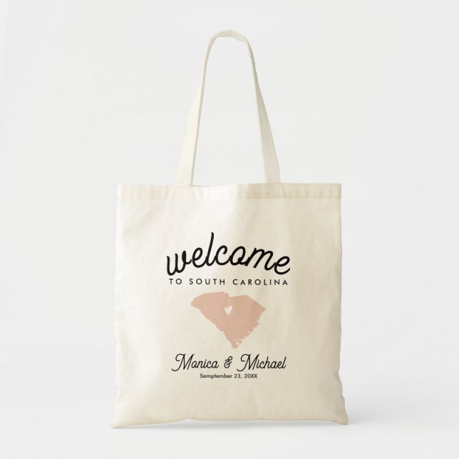 Tote Bag Destination CAROLINE SUD Mariage N'IMPORTE QUELLE  (Devant)