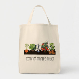 Tote Bag Destination : Le marché de l'agriculteur