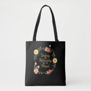 Tote Bag Détruire le patriarcat et non la planète - fémi