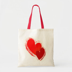 Tote Bag Deux coeurs dans l'amour