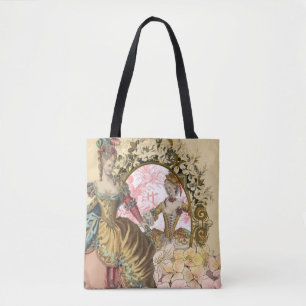 Tote Bag Deux dames françaises et un cadre