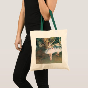 Tote Bag Deux danseurs sur scène par Edgar Degas, Art Vinta