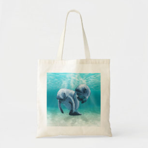 Tote Bag Deux lamantins nageant