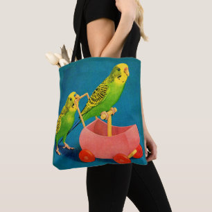 Tote Bag deux perroquets