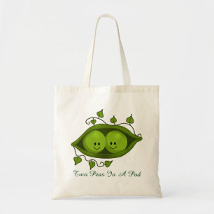 Tote Bag Deux Petits Pois En Pois