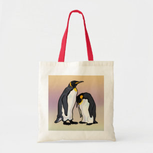 Tote Bag deux pingouins d'empereur