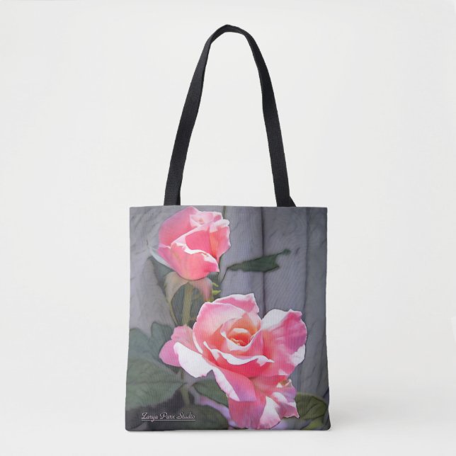 Tote Bag Deux Roses (Devant)