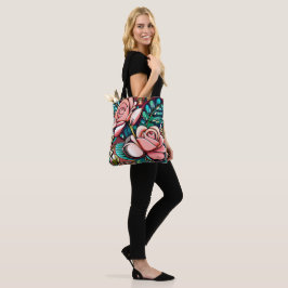 Tote Bag Deux Roses : Un Arrangement Floral Spectaculaire