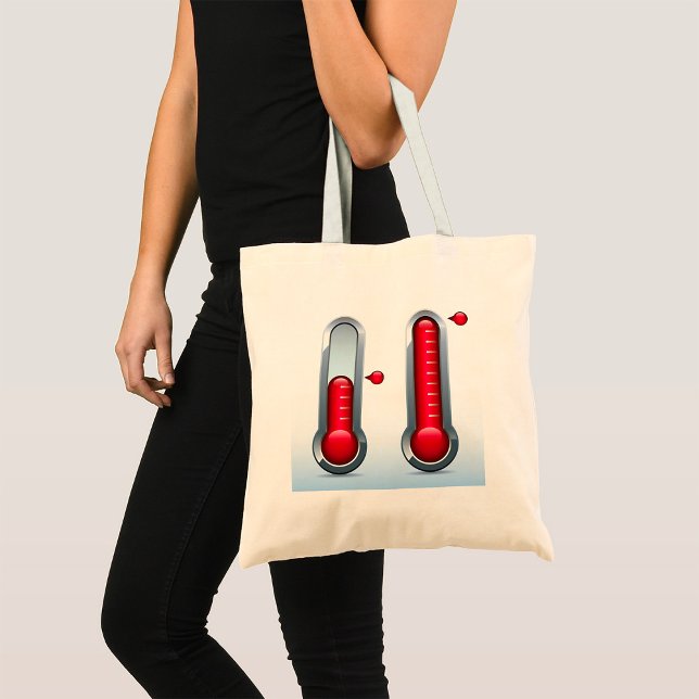 Tote Bag Deux thermomètres (Créateur téléchargé)