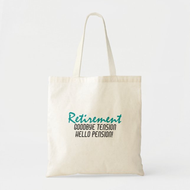 Tote Bag Devis de retraite amusant (Devant)