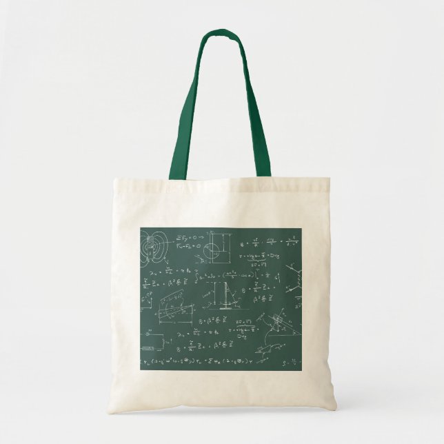 Tote Bag Diagrammes et formules de physique (Devant)