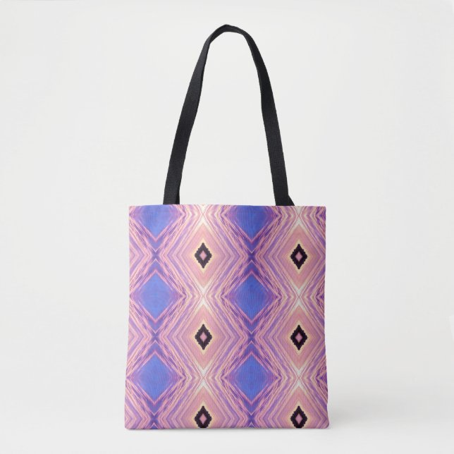 Tote Bag Diamants abstraits - fourre-tout (Devant)