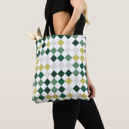 Tote Bag Diamants d'harmonie Emerald