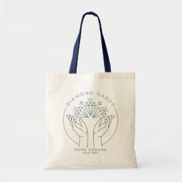 Tote Bag Diamond Hands Stock & Crypto Trader Funny
