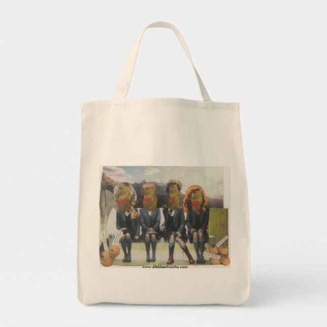 Tote Bag Dibble_Artworks_130_Misses_Potatoheads, www.dib… (Devant)