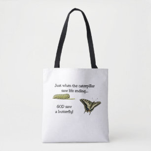 Tote Bag Dieu A Vu Un Papillon Fourre-tout