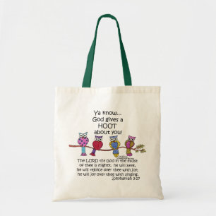 Tote Bag Dieu donne une chouette