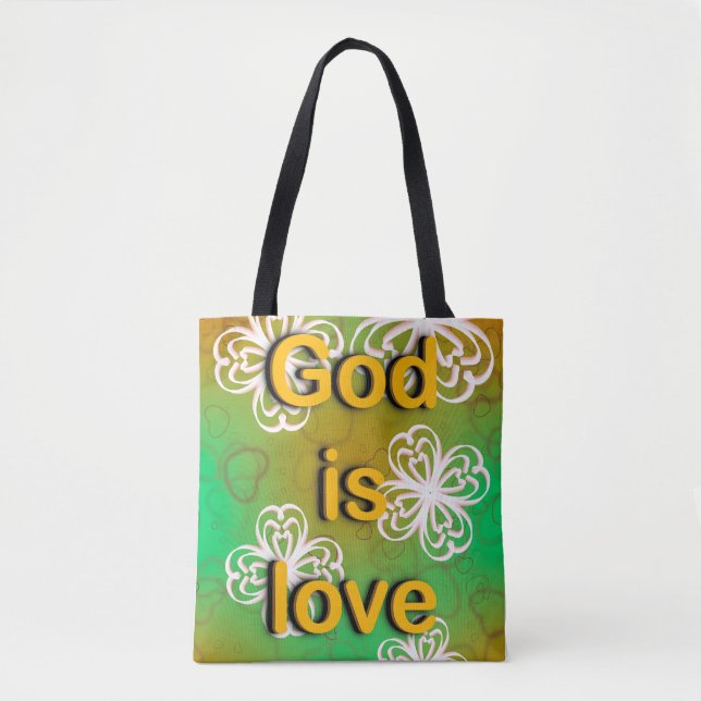 Tote Bag Dieu est amour (Devant)