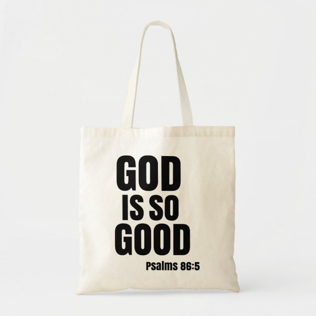Tote Bag Dieu est si bon (Devant)