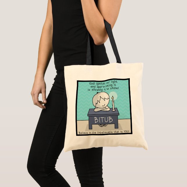 Tote Bag Dieu fait éclater notre lumière (Devant (produit))