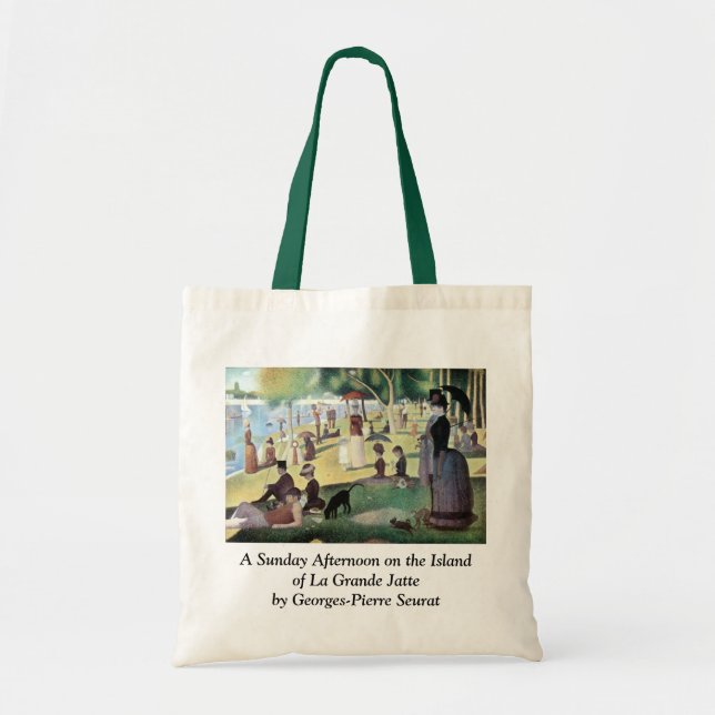Tote Bag Dimanche après-midi, île La Grande Jatte par Seura (Devant)
