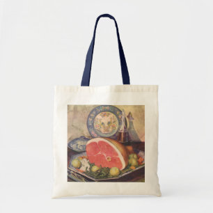 Tote Bag Dîner au jambon vintage avec haricots verts et pom