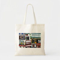 Dingle Pubs Collage, Dingle Irlande, coton