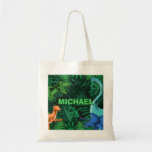 Tote Bag Dinosaur Enfants Dino Jurassic Trex Garçon Personn