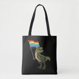 Tote Bag Dinosaur LGBT transgenre gay transgenre non binair