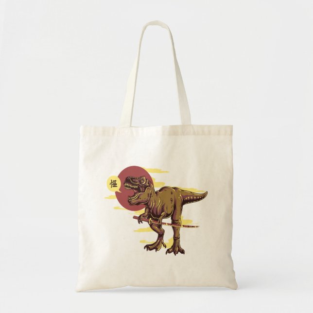 Tote Bag Dinosaure japonais (Devant)
