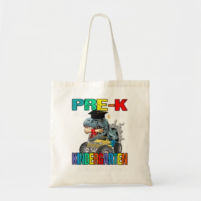 Tote Bag Dinosaure magique pré-K (Devant)