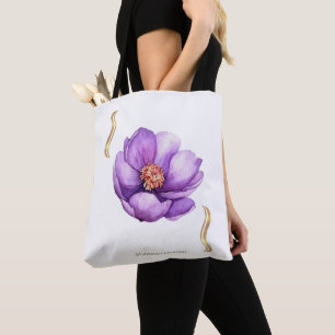Tote Bag Dipladenia Floral Design – Tropical